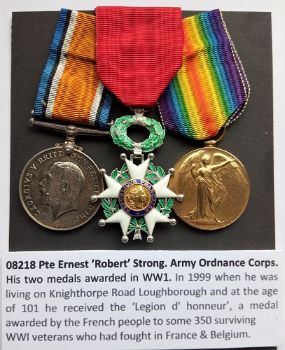 Medals of Pte E. R. Strong