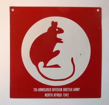 Metal badge, 7th Armoured Division